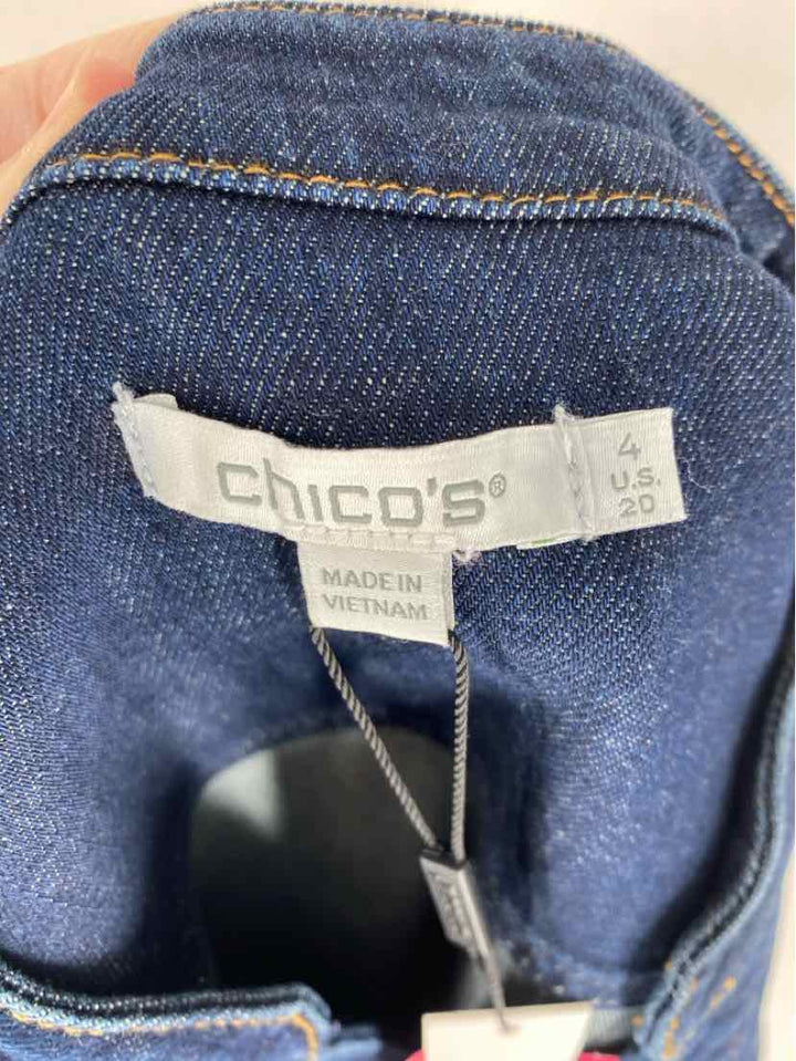Size 1X Chico's Denim Dress