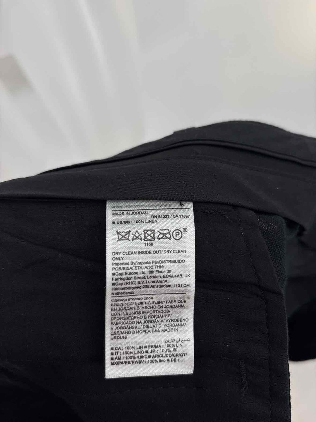 Size 4 Banana Republic Black Linen Shorts