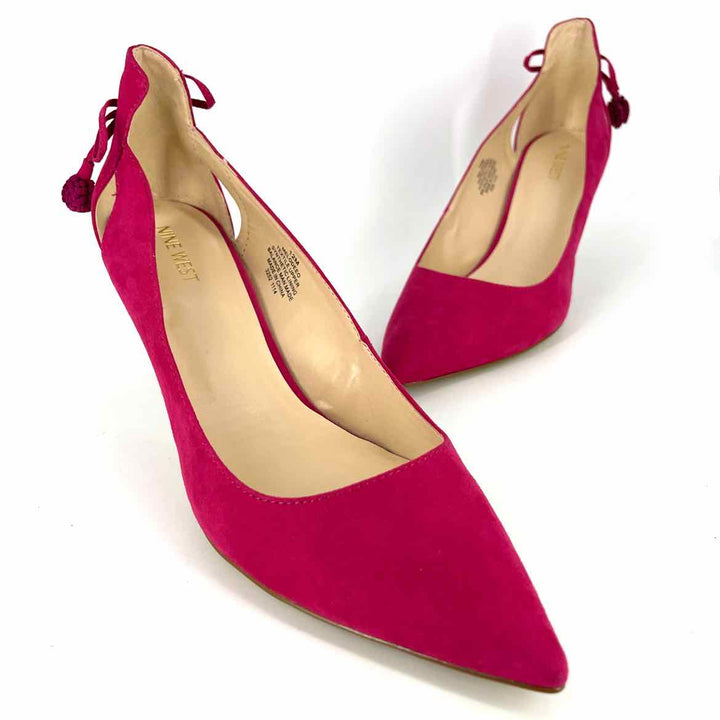 Shoe Size 12 Nine West Fuschia Heels