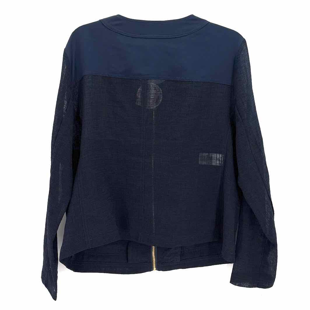 Size XL Jones New York Navy Knit Jacket