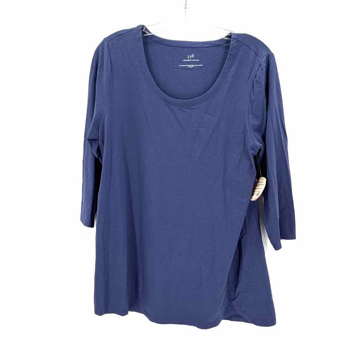 Size M J JILL Blue Shirt