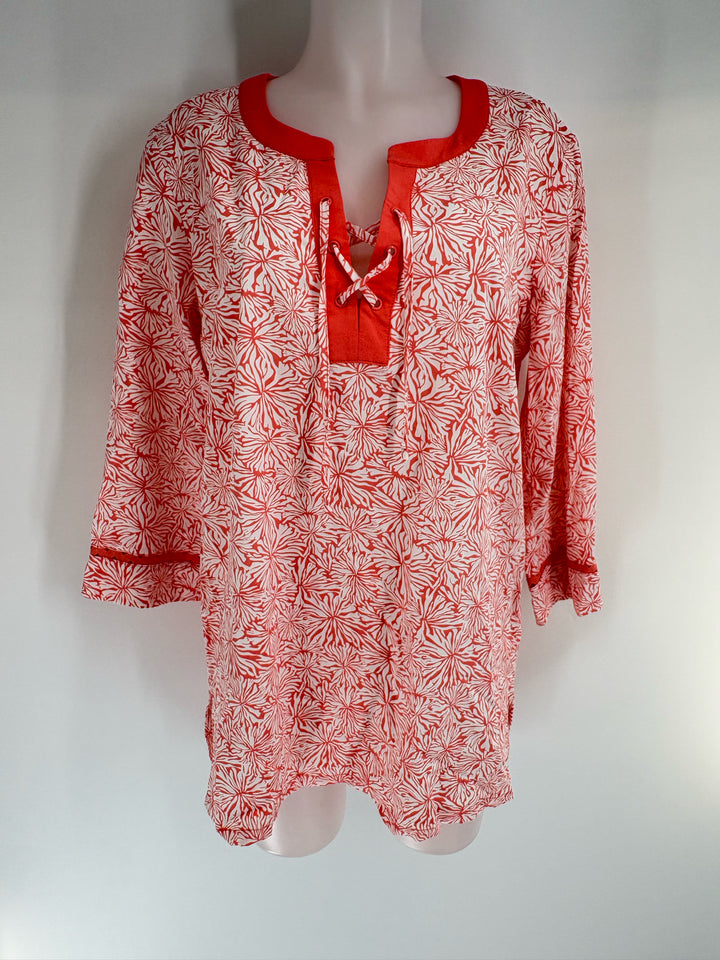 Size L SOUTHERN TIDE Orange Shirt