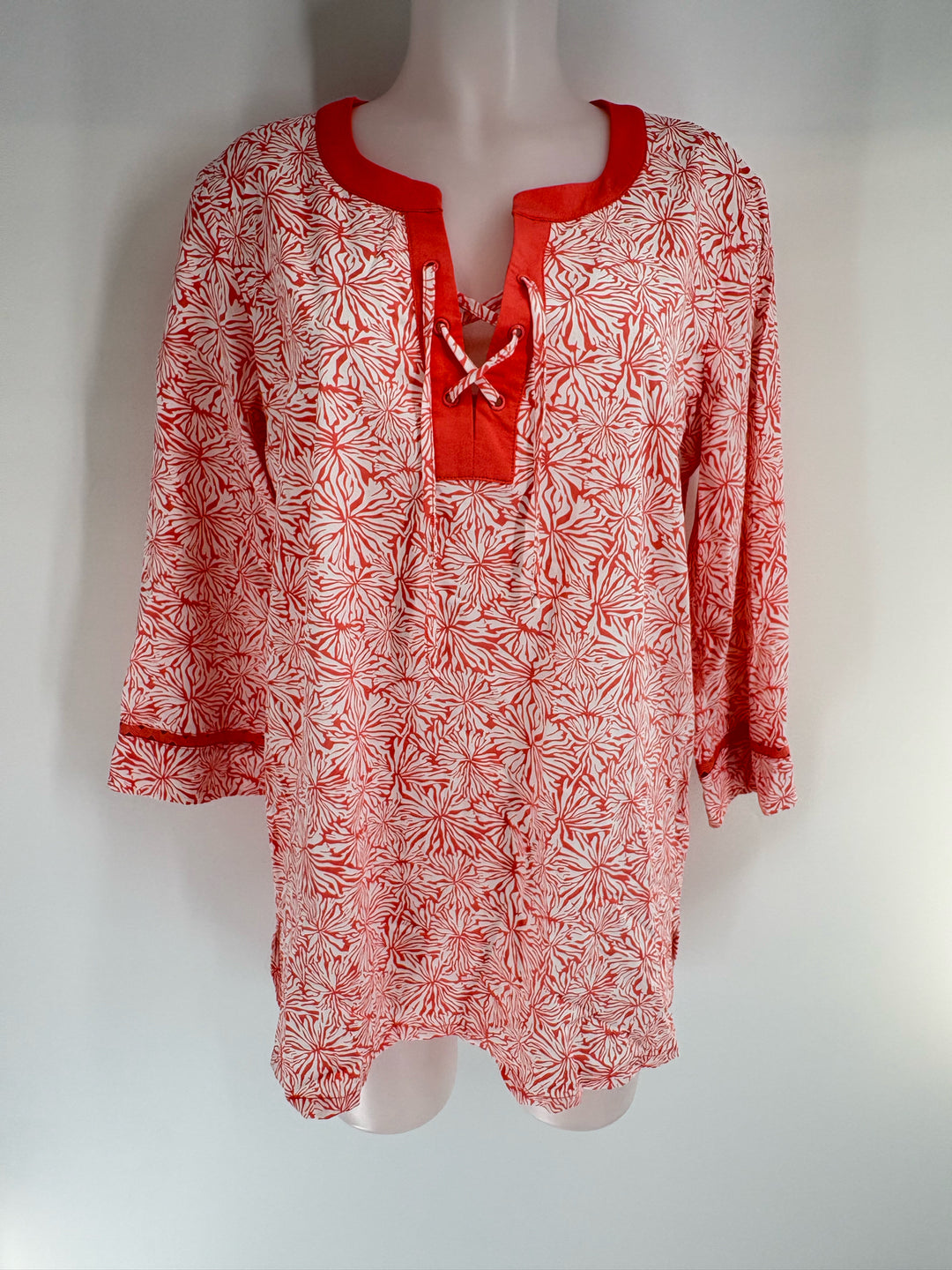 Size L SOUTHERN TIDE Orange Shirt