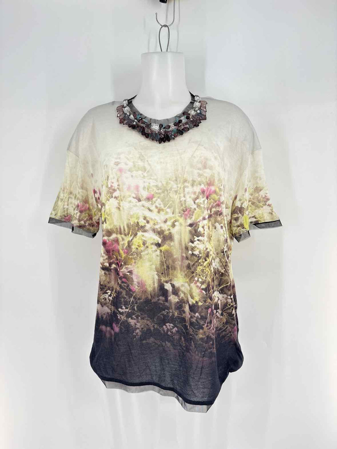 Size 10 VALENTINO Multi-Color Shirt