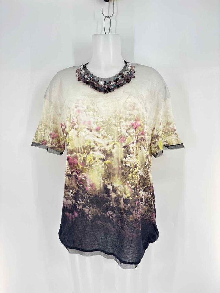 Size 10 VALENTINO Multi-Color Shirt