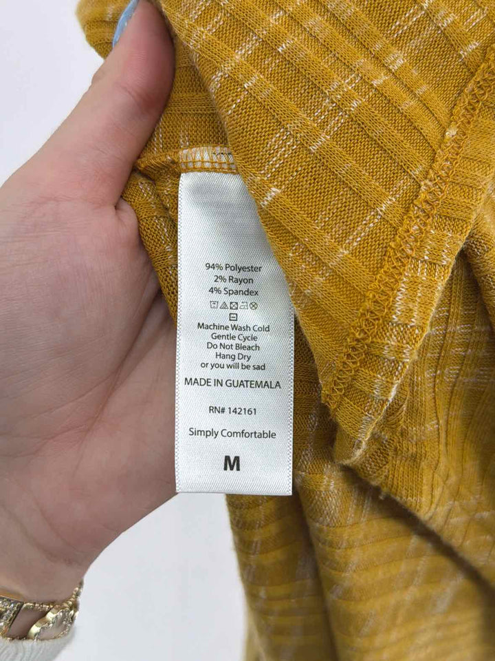 Size M lularoe Mustard Cardigan