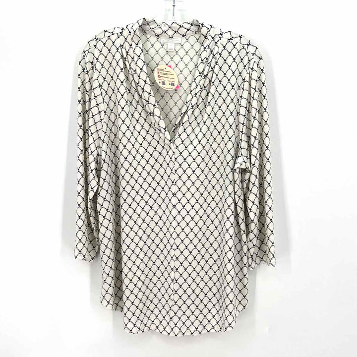 Size XL CHARTER CLUB Ivory Shirt