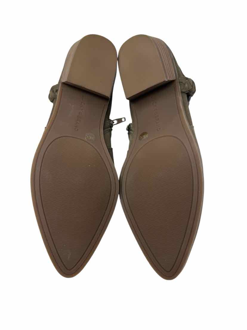 Shoe Size 10 LUCKY Olive Suede Boots