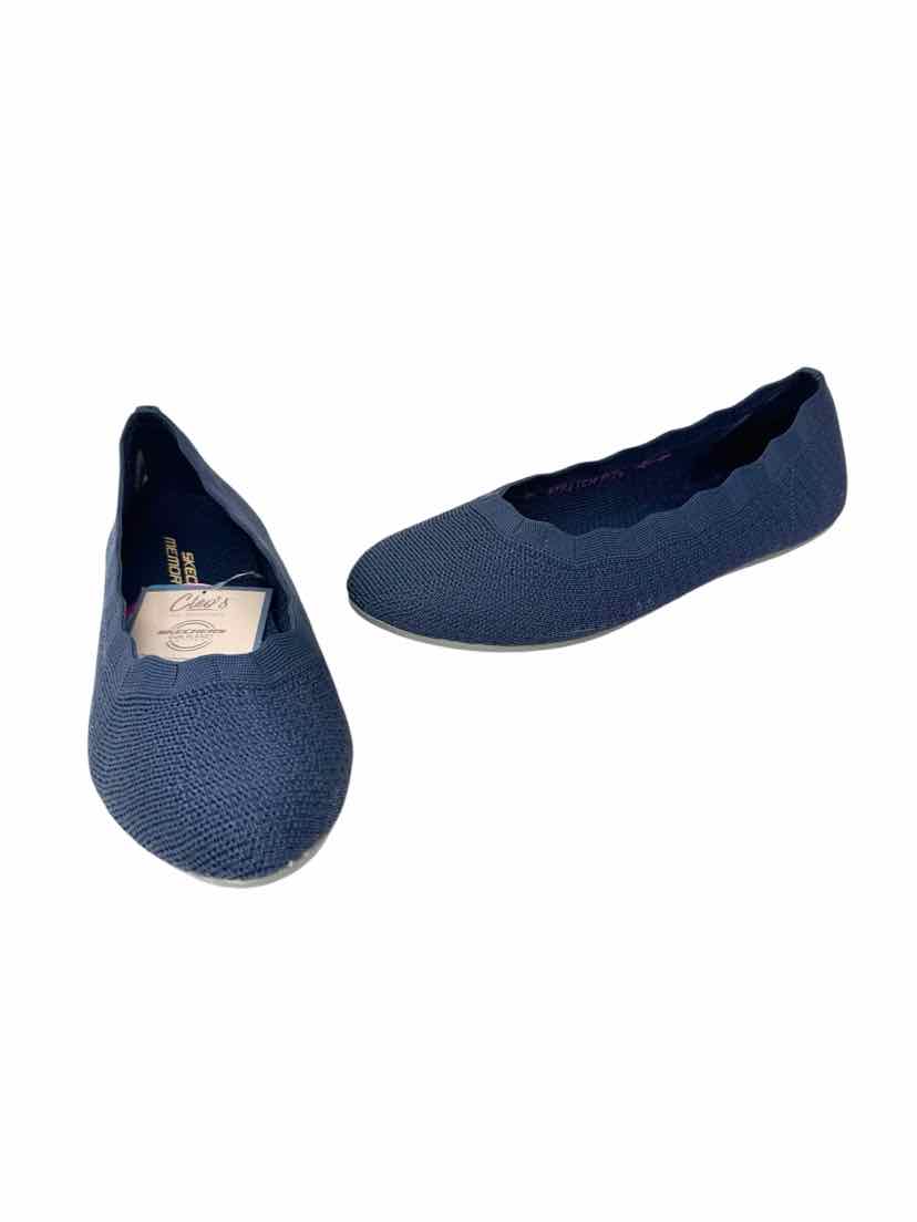 Shoe Size 8 Sketchers Navy Flats