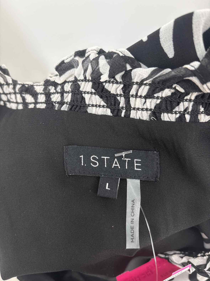 Size L 1. State Black Dress