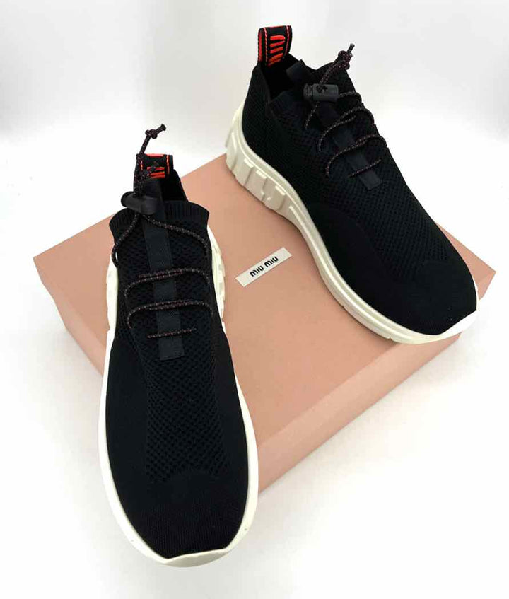 Shoe Size 41 MUI MUI Black Luxury - Sneakers