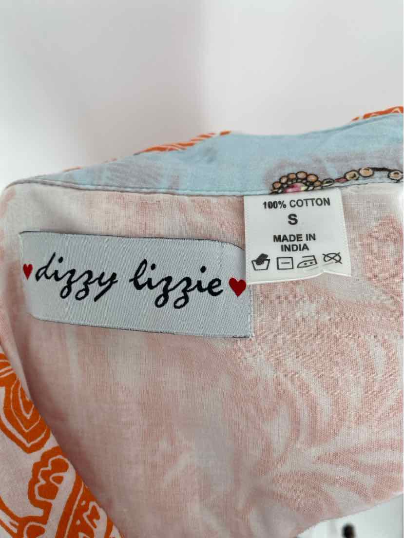 Size S ORANGE PRINT Dress