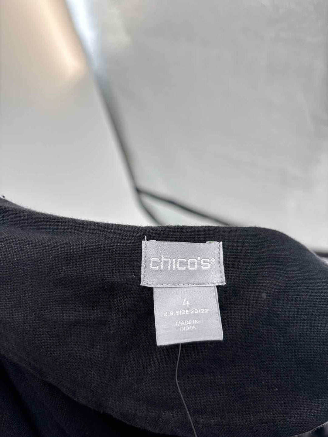 Size 20 Chico's Black Shirt