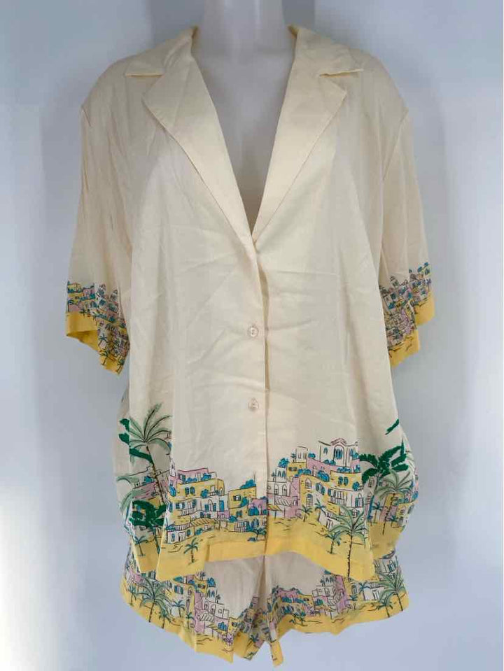Size XXL Tan 2 PC Dress