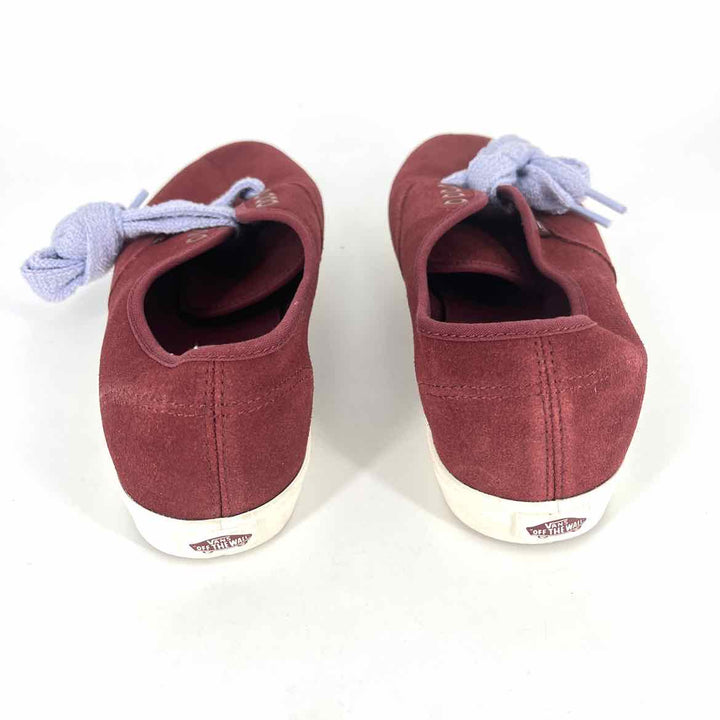 Shoe Size 9.5 Vans Burgundy Sneakers
