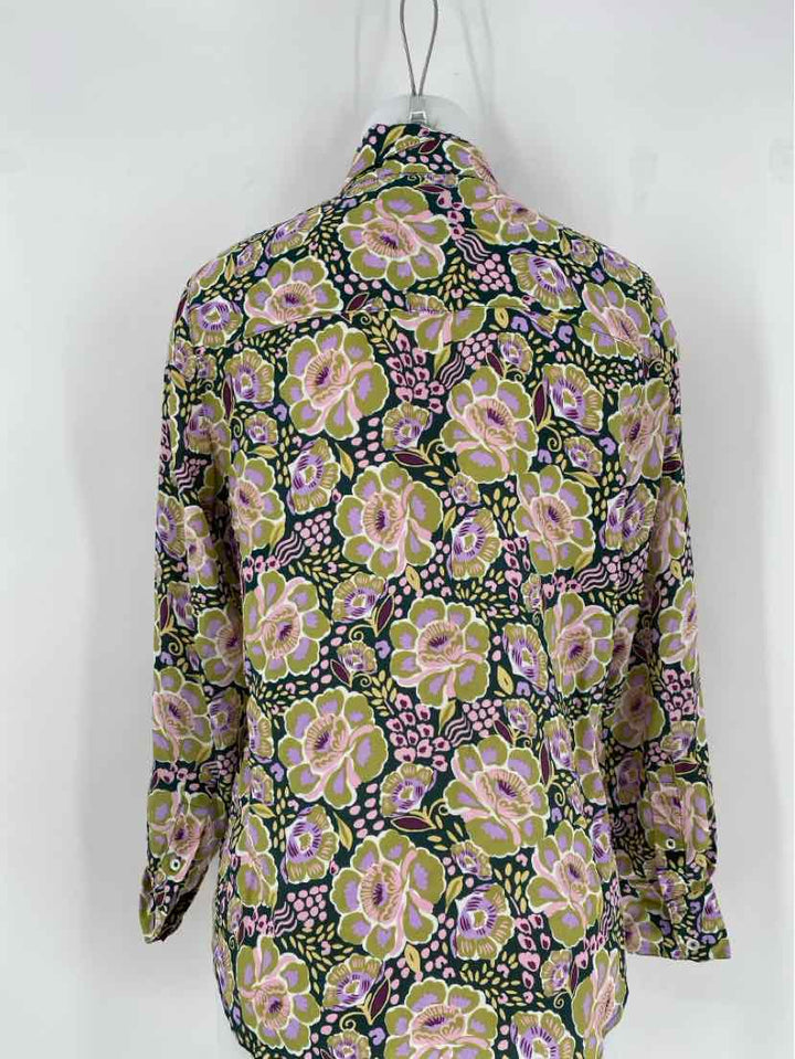 Size 38 Green Print Shirt