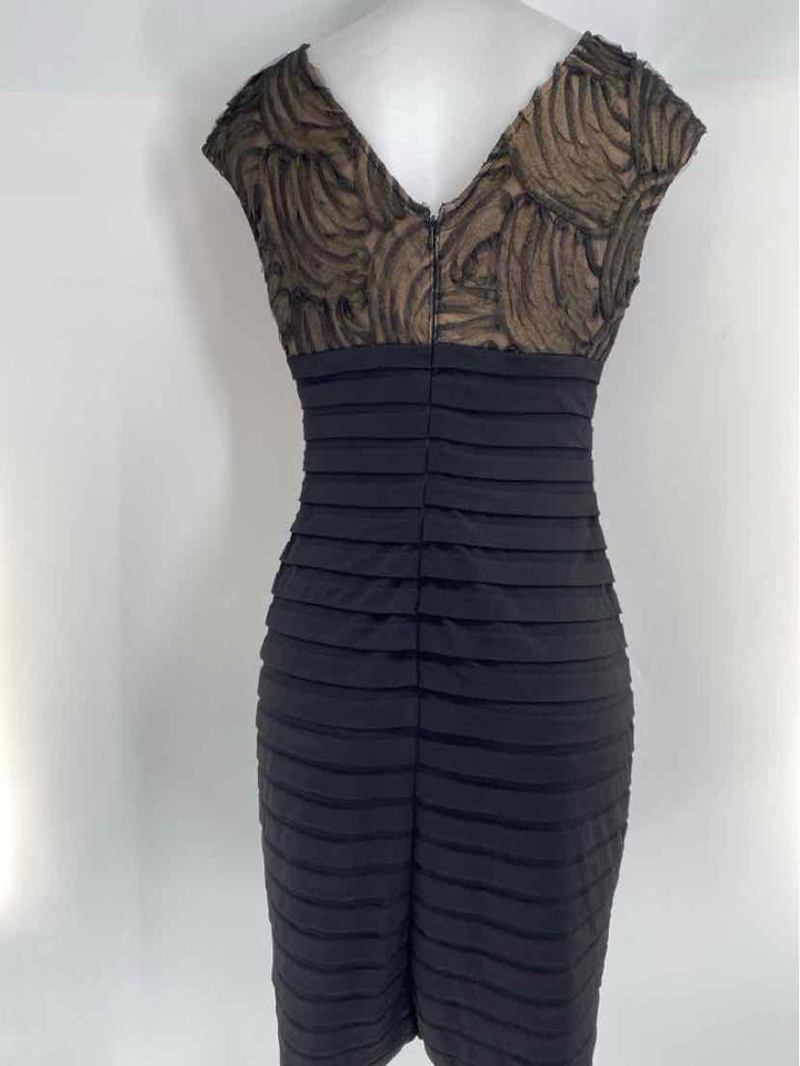 Size 8 Adrianna Papell Black Dress