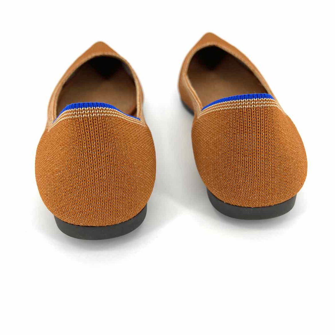 Shoe Size 8 ROTHY'S Burnt Orange Knit Flats