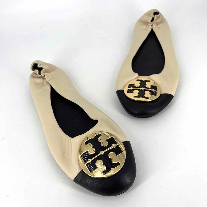Shoe Size 9.5 Tory Burch Beige Flats