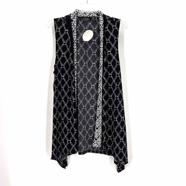 Size L Chico's Black Vest