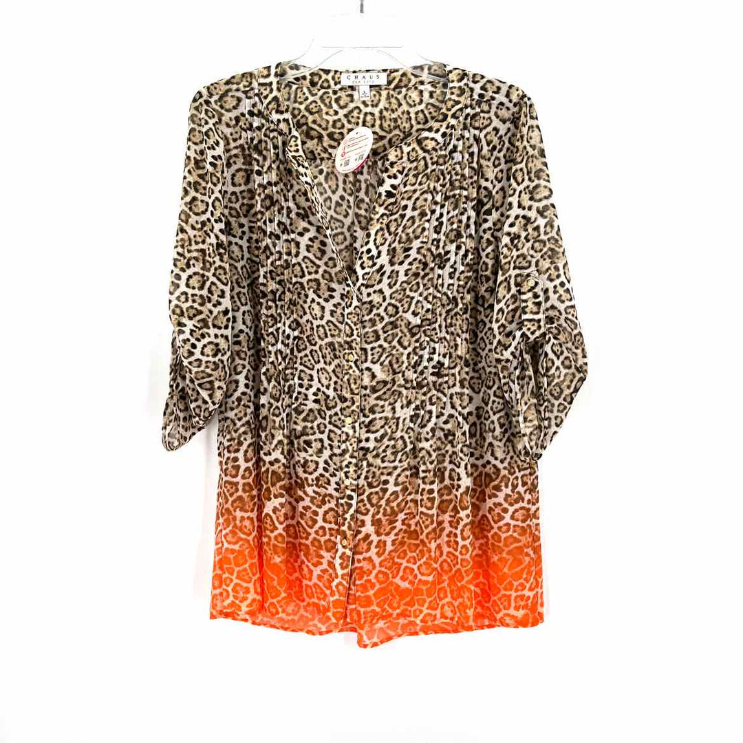 Size L CHAUS Beige Shirt
