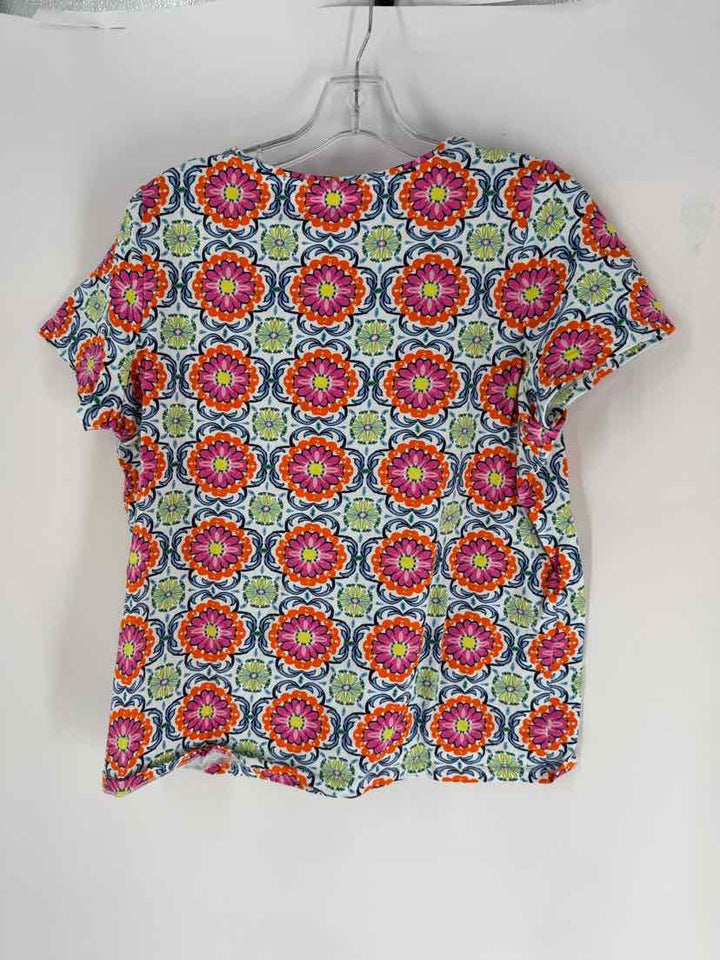 Size XL Talbots Multi-Color Cotton Shirt
