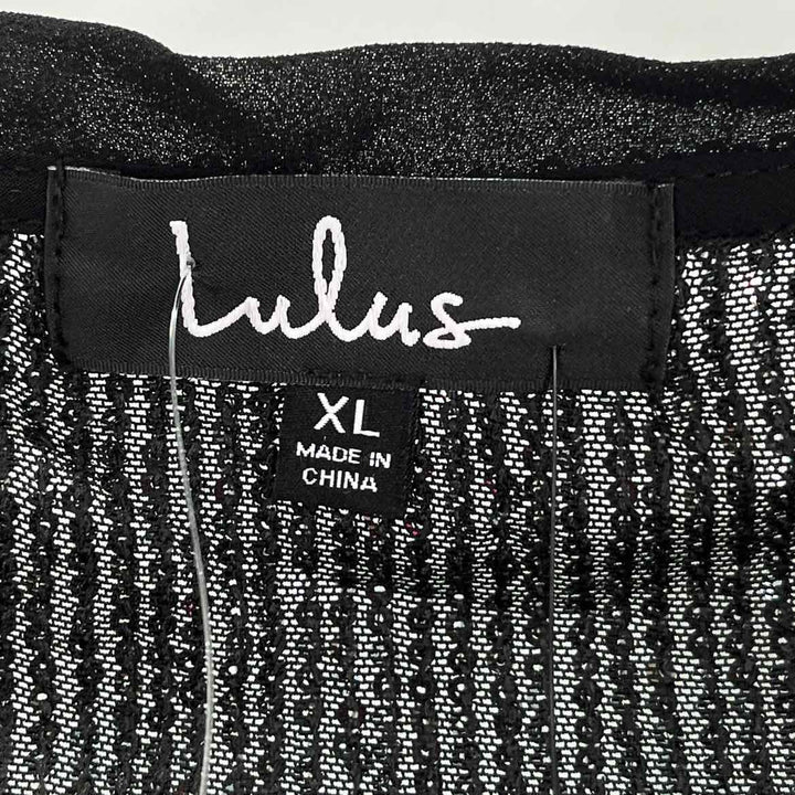 Size XL LULUS Black Shirt