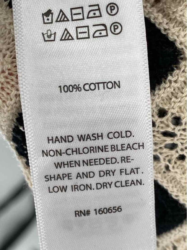 Size L HAUTE HIPPE Black Print Coverup