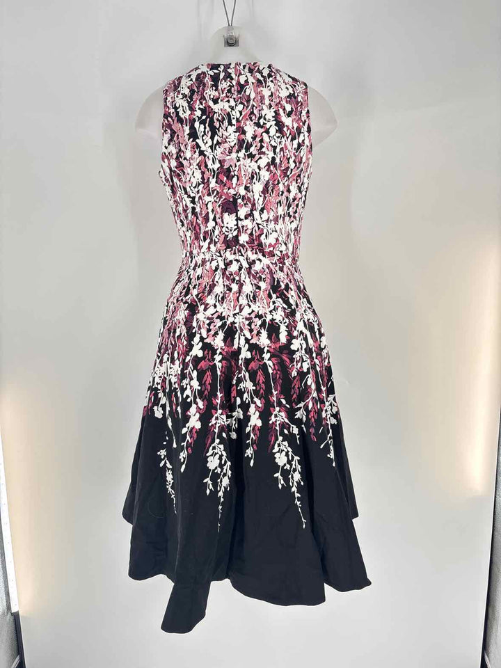 Size 6 White House Black Market Black/White Dress