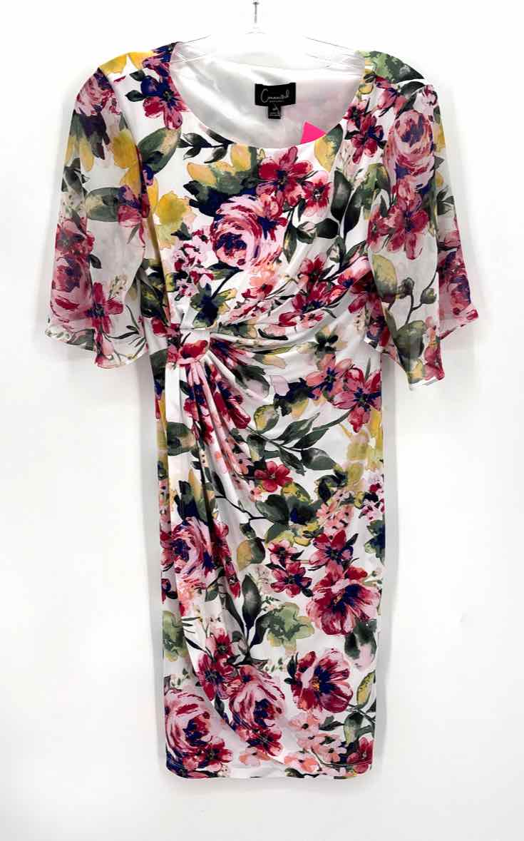 Size 4P CONNECTED APPAREL White Dress