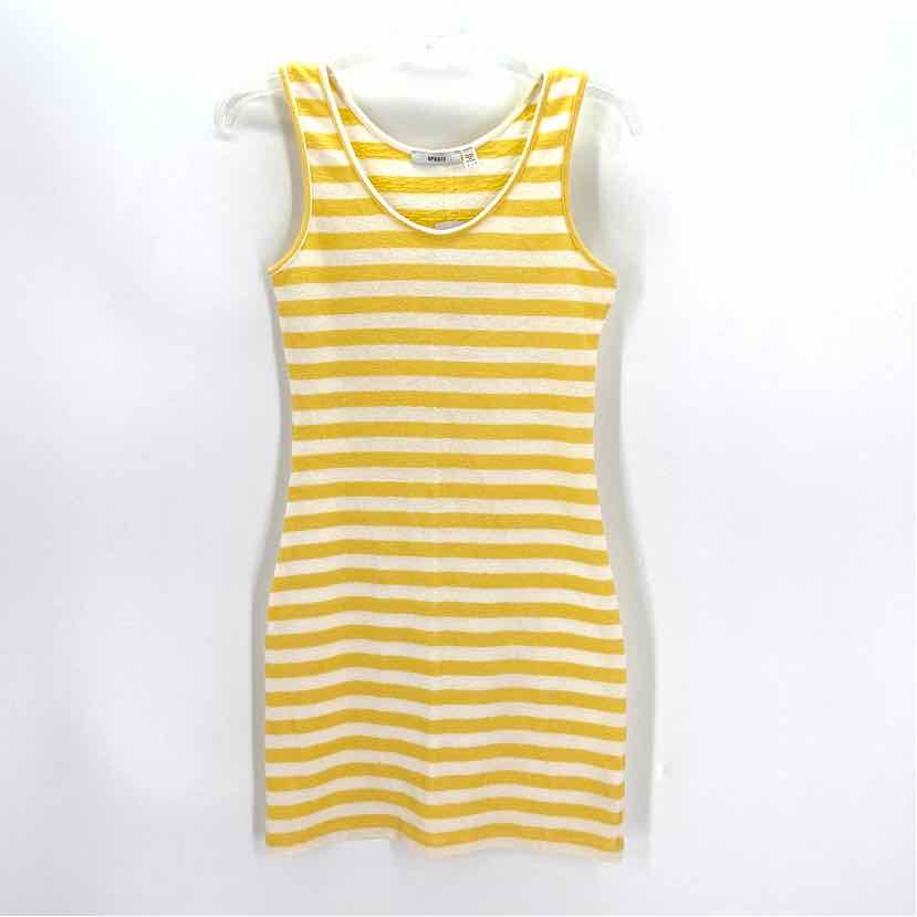 Size XS Yellow Print Dress