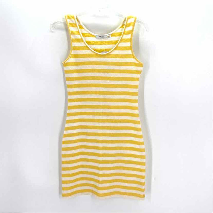 Size XS Yellow Print Dress