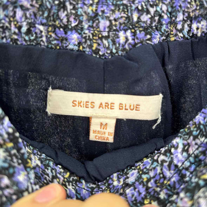 Size M SKIES ARE BLUE Black Skirt