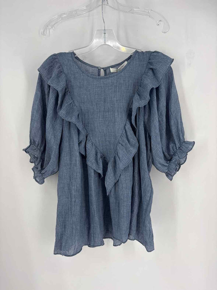 Size S MUSTARD SEED Blue Shirt