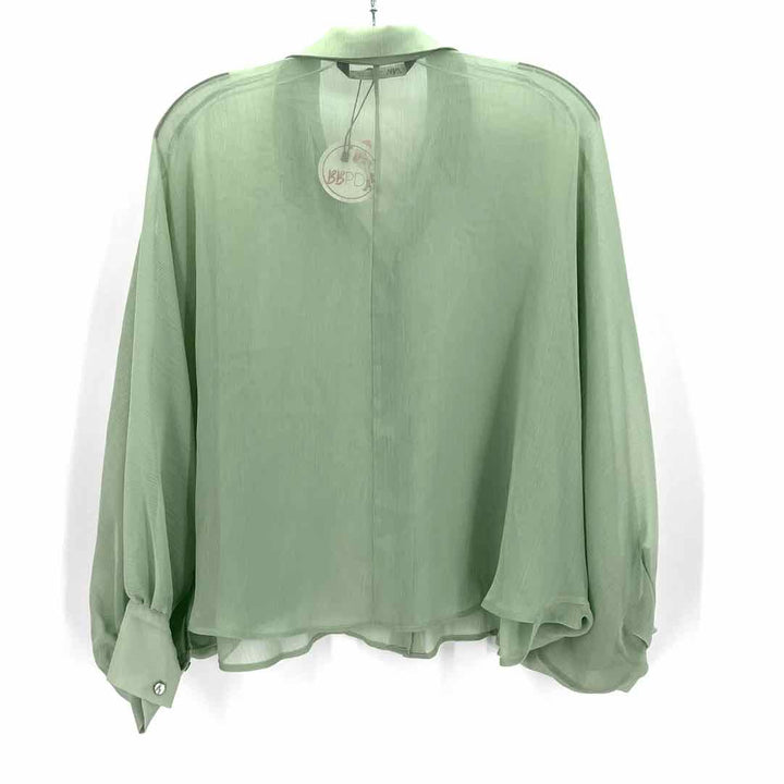 Size M ZARA Green Shirt