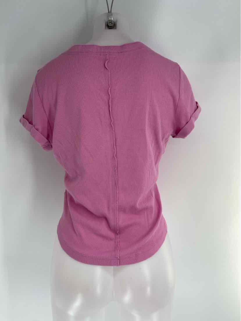 Size L Anthropologie Pink Cotton Shirt