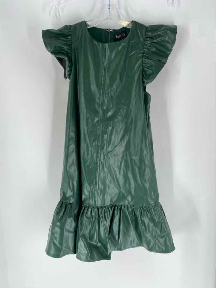Size S FABRIK Green PATENT Dress