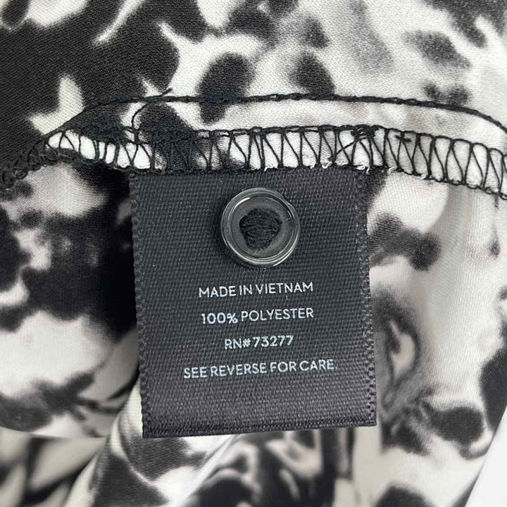 Size XL SIMPLY VERA WANG Black Print Shirt
