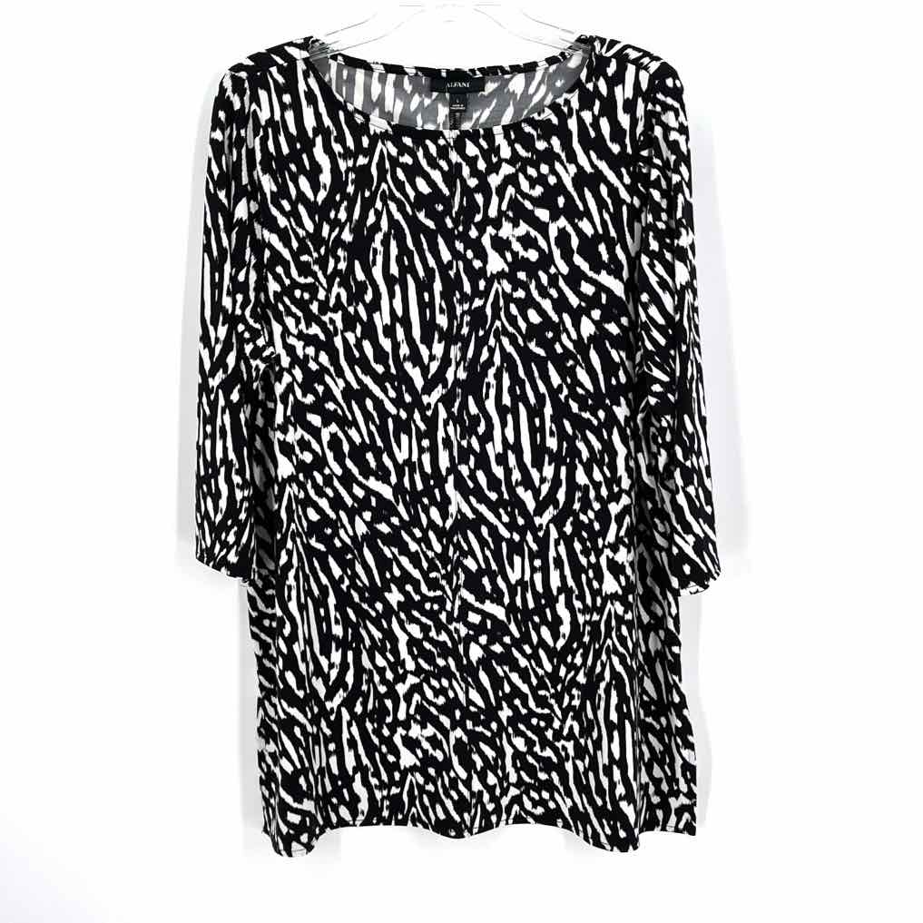 Size L ALFANI Multi-Color Shirt