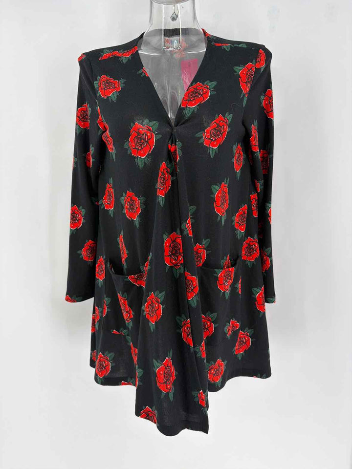 Size M lularoe Red Cardigan