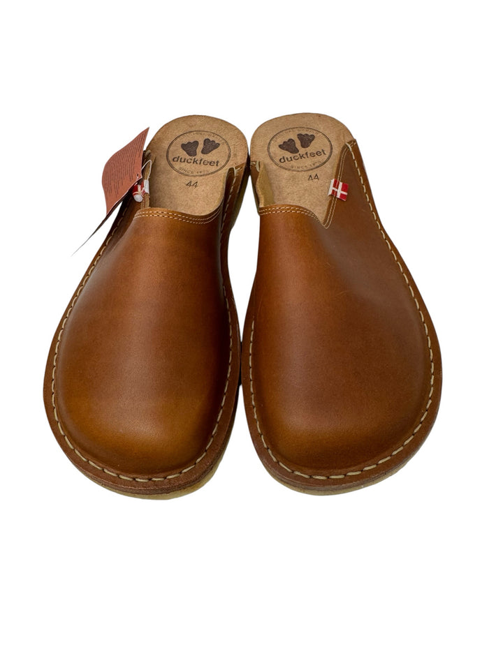 Shoe Size 44 Brown Leather Mules