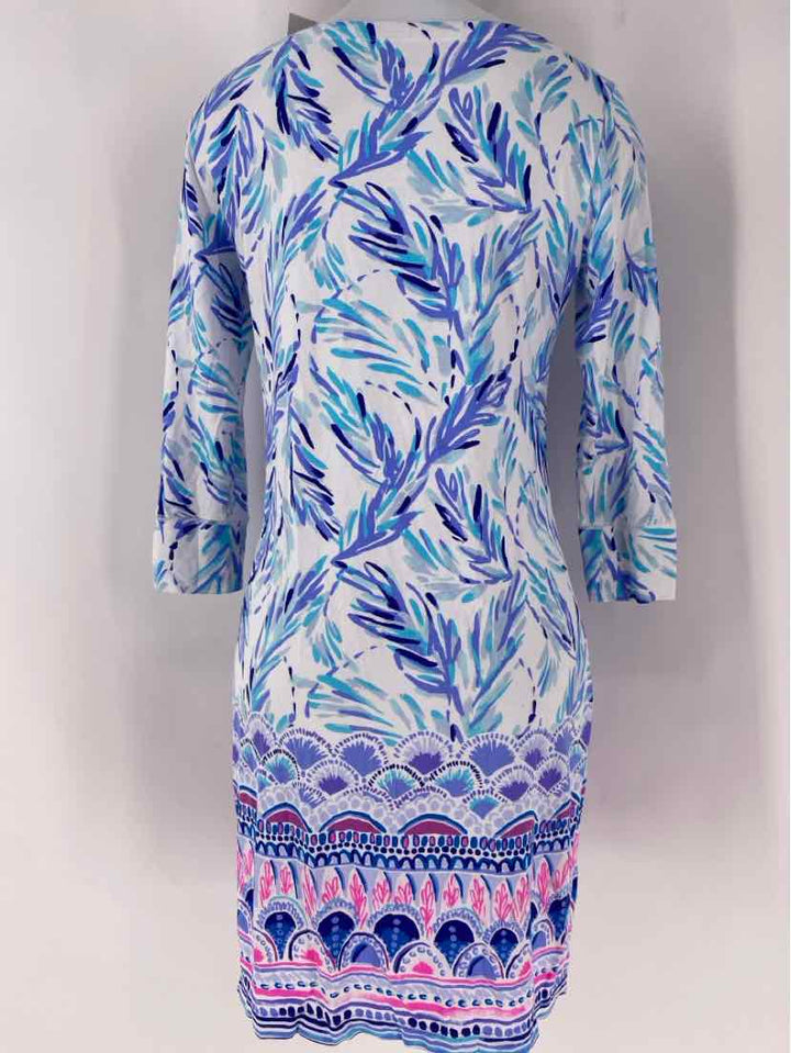 Size M Lilly Pulitzer Blue Print Dress