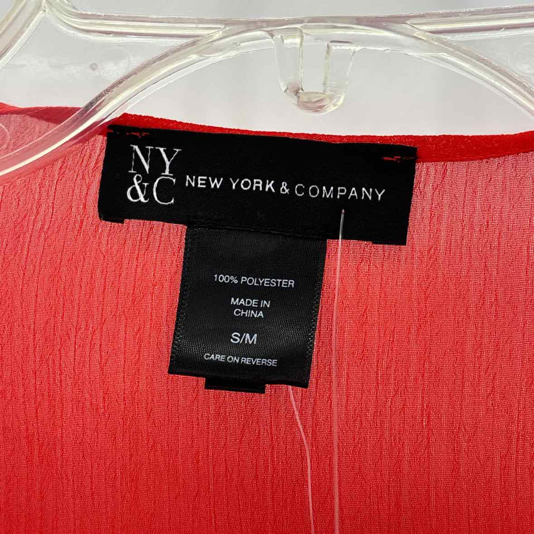 Size S/M NY & CO Orange Cardigan