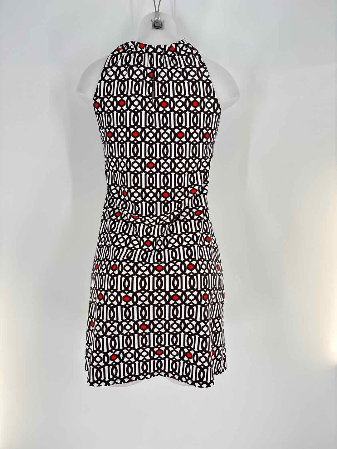 Size XS Brown Print Dress