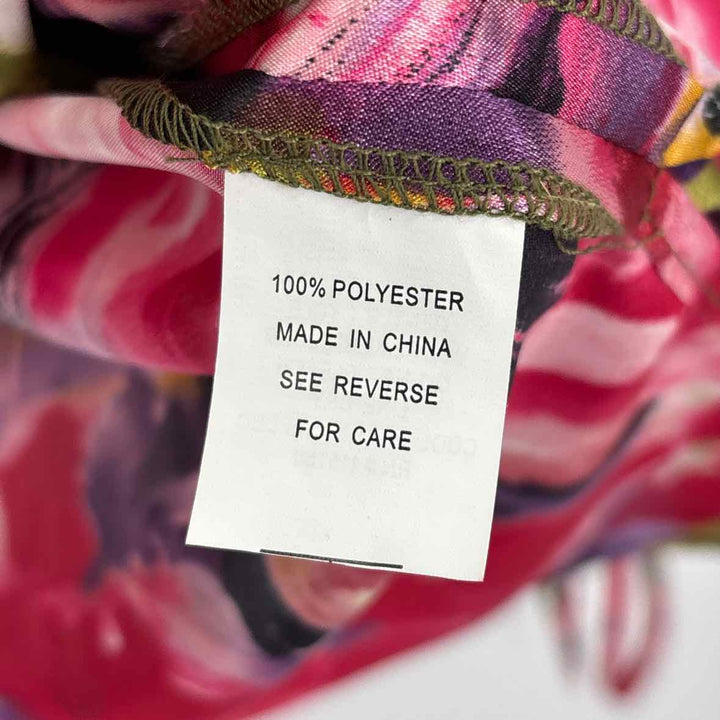 Size XL Magenta Sateen Shirt