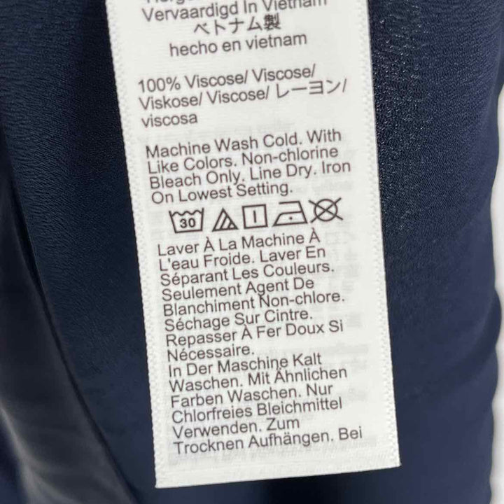 Size 2 J Crew Navy Sateen Dress