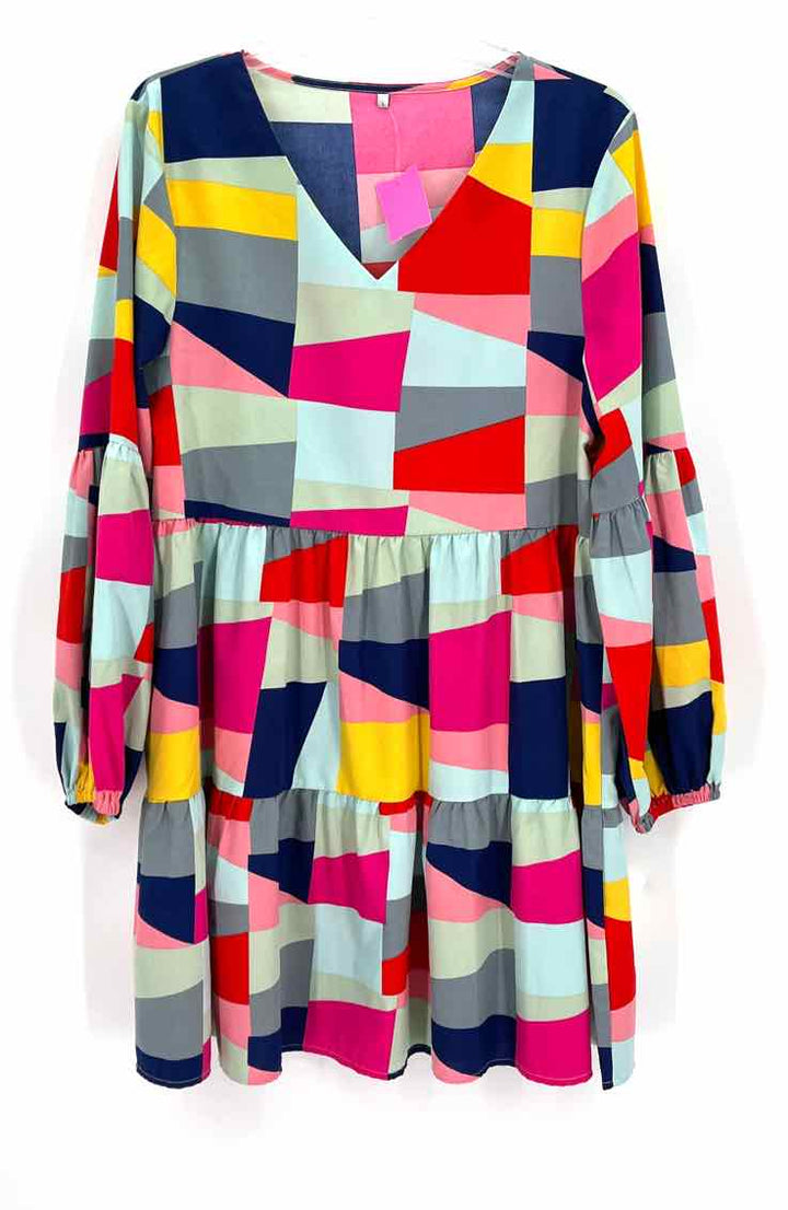 Size L Multi-Color Dress
