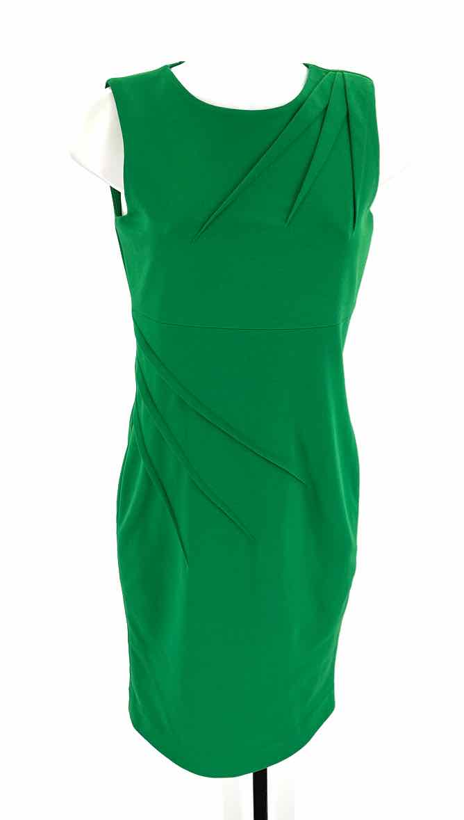 Size 4 Calvin Klein Green Dress