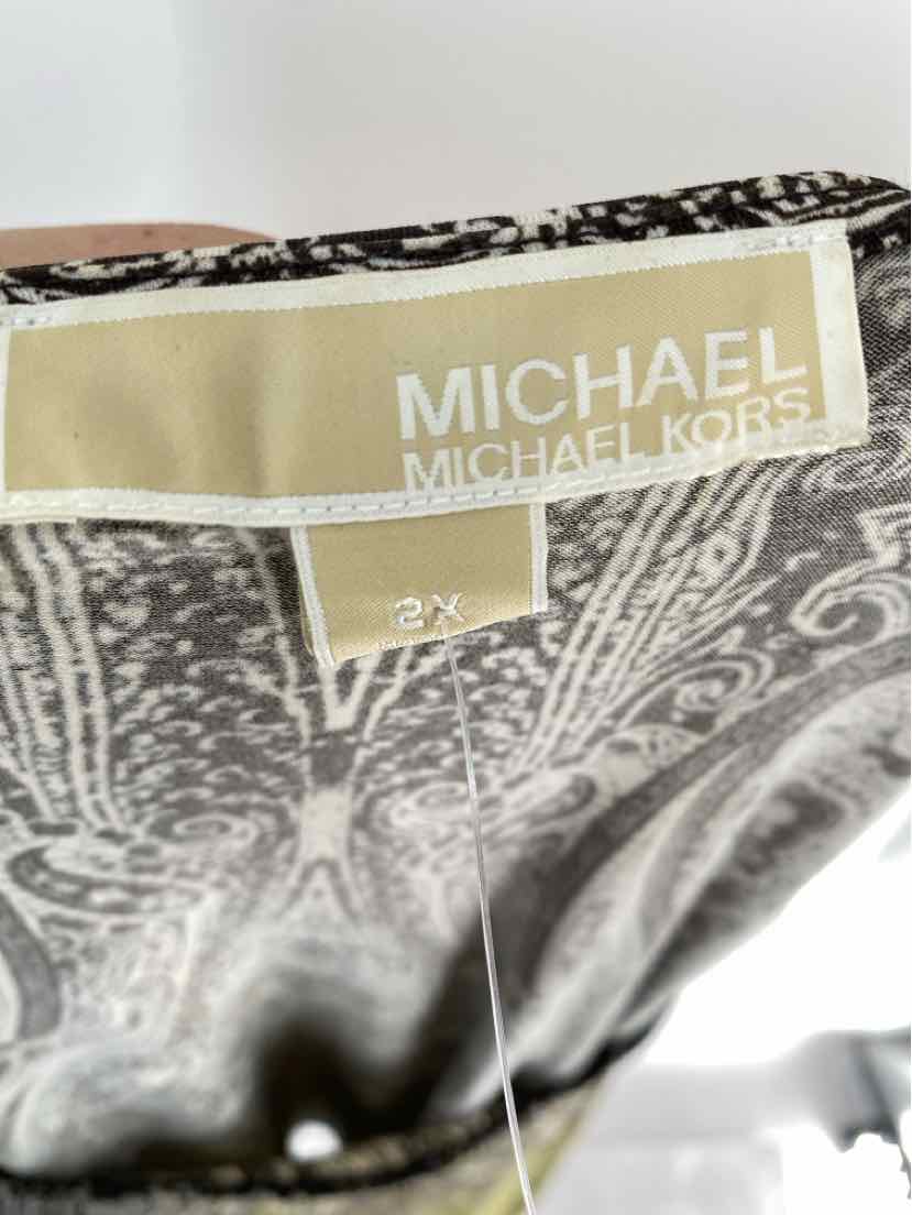 Size 2X Michael Kors Olive Shirt