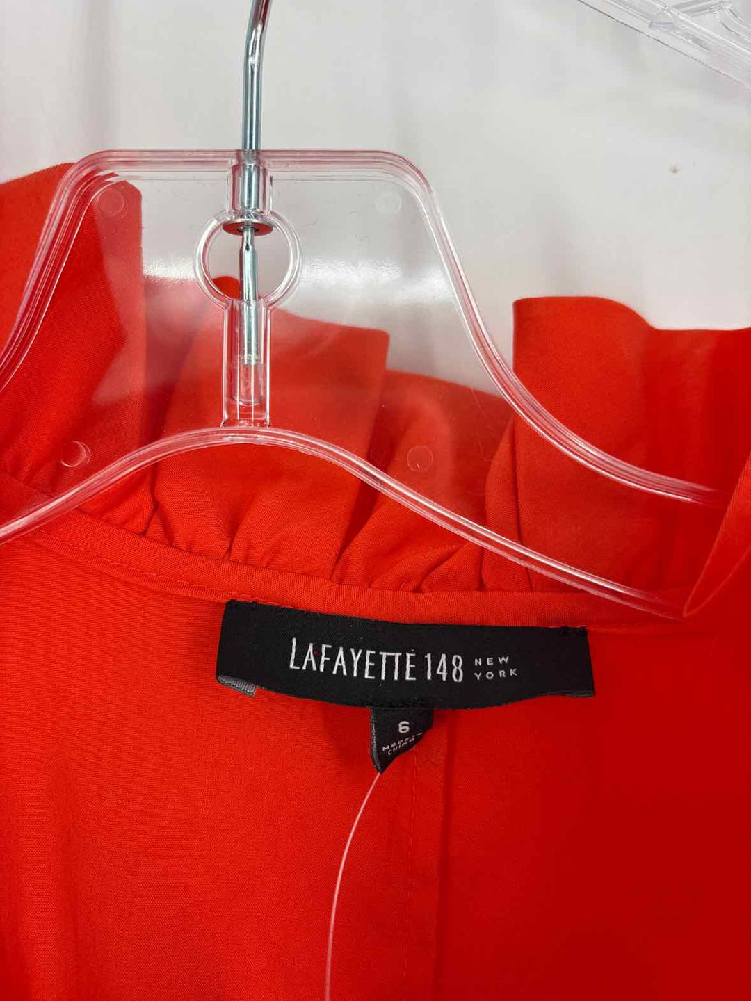 Size 6 LAFAYETTE Orange Dress